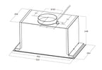 Midea 52cm Undermount Rangehood | 900m3/h | Stainless Steel