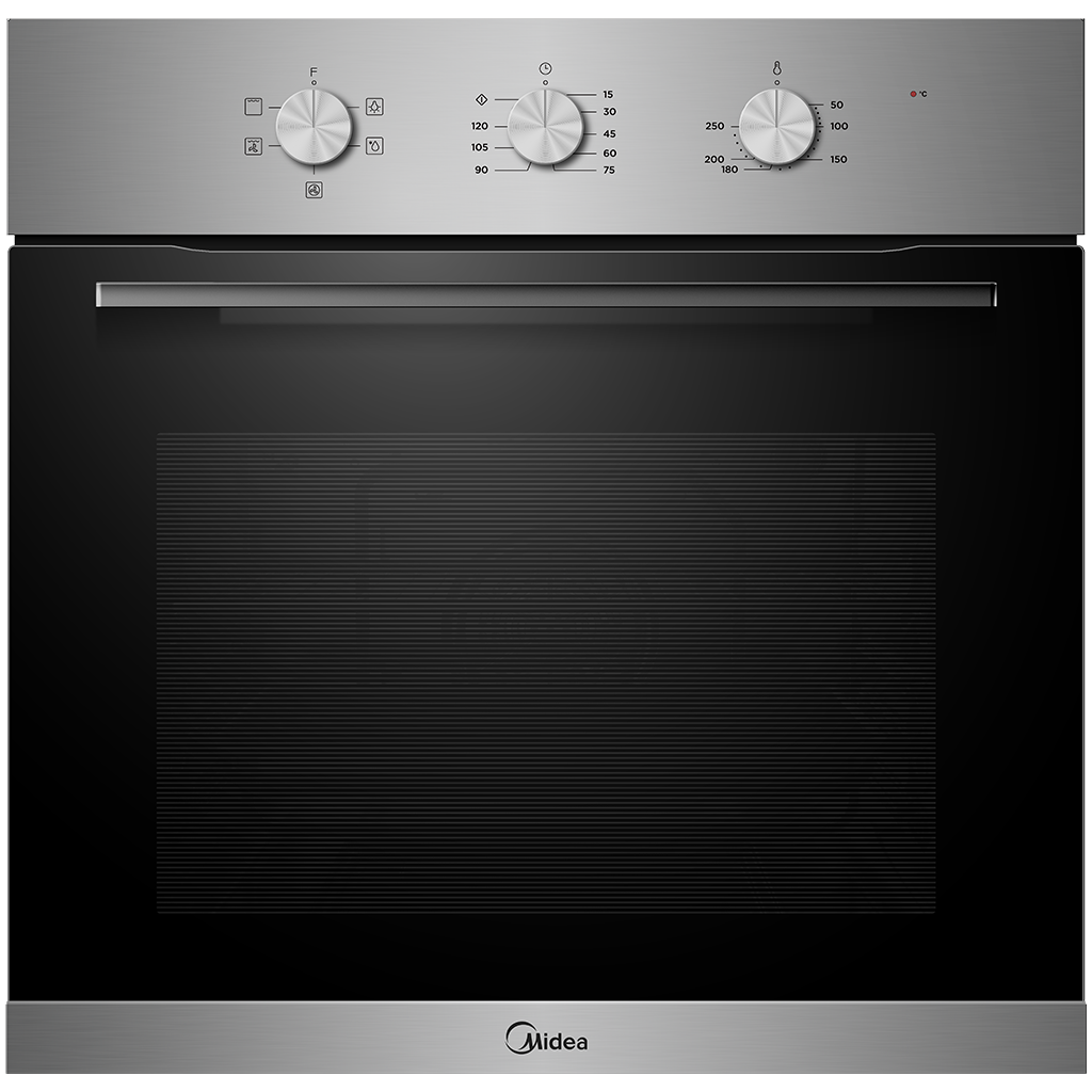 Midea 60cm Built In Oven | 5 Function | Mechanical Timer | Stainless Steel