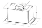 Midea 90cm Undermount Rangehood | 900m3/h | Stainless Steel