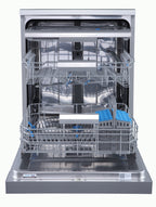 Midea 60cm Freestanding Dishwasher | 15 Place | Stainless Steel