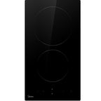 Midea 30cm Ceramic Cooktop | 2 Zone | Black Glass