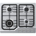 Midea 60cm Gas Cooktop | 4 Burner | Stainless Steel