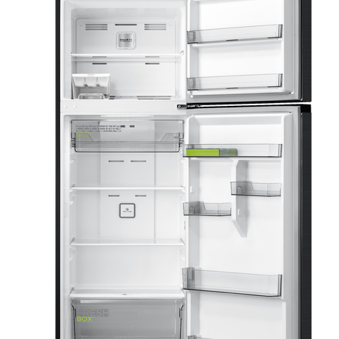 Midea 338L Top Mount Fridge | Dark Stainless Steel