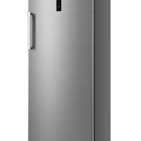 Midea 238L Upright Fridge-Freezer | Stainless Steel