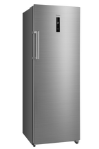 Midea 238L Upright Fridge-Freezer | Stainless Steel