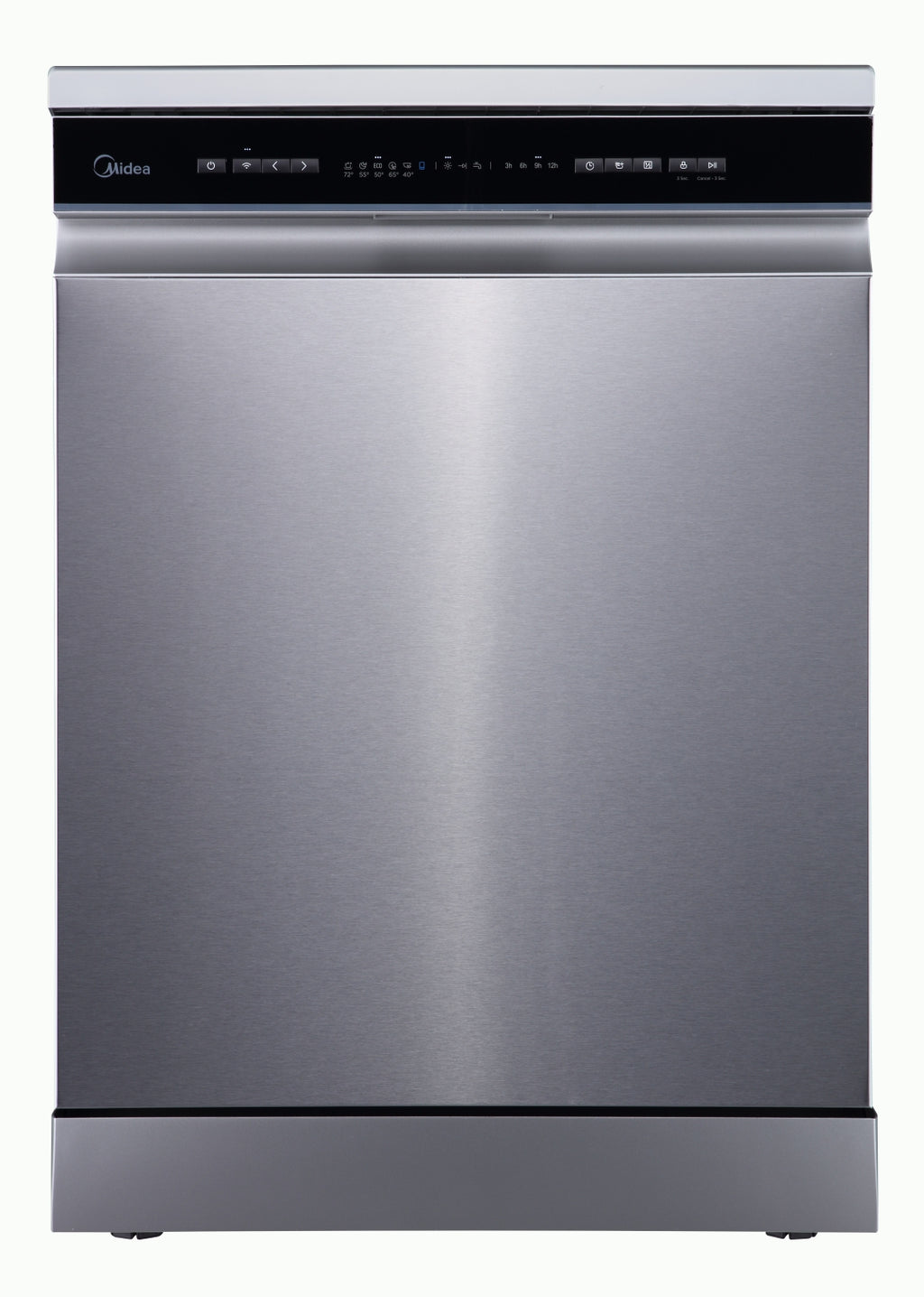Midea 60cm Freestanding Dishwasher | 15 Place | Stainless Steel