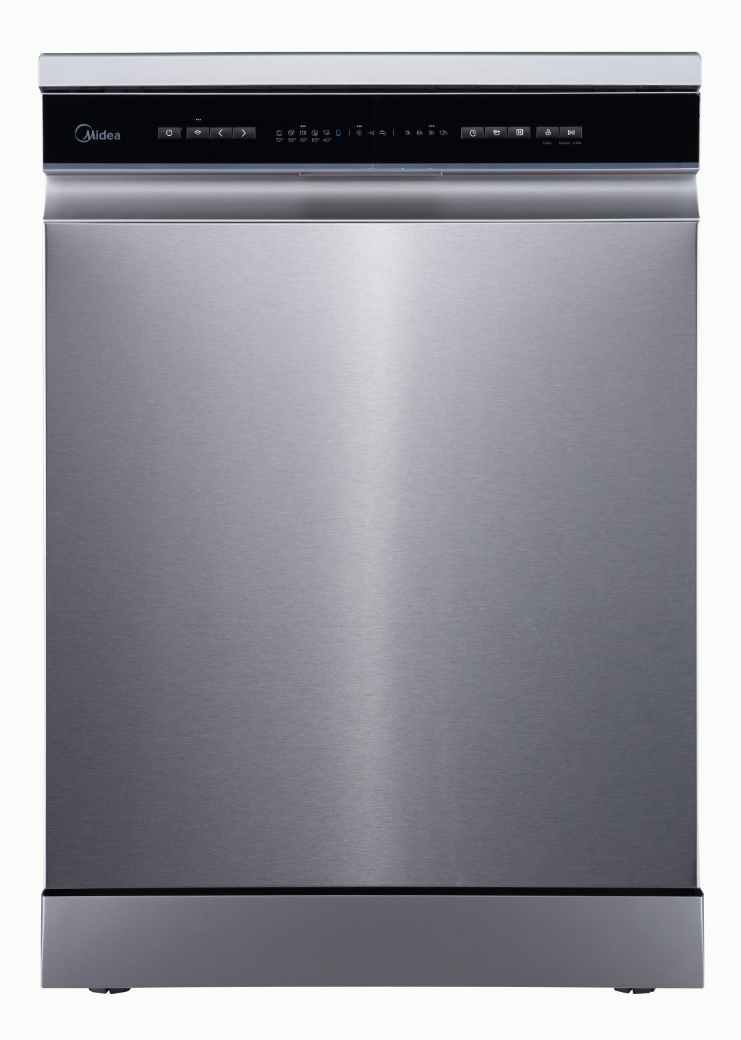 Midea 60cm Freestanding Dishwasher | 15 Place | Stainless Steel