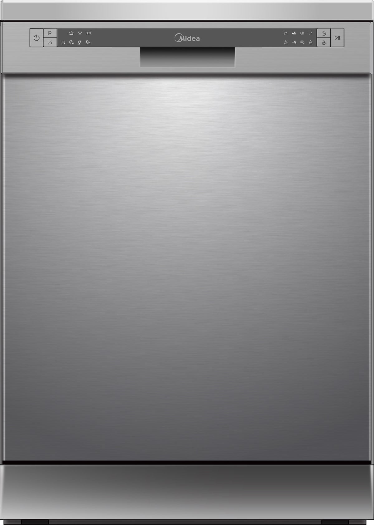 Midea 60cm Freestanding Dishwasher | 12 Place | Stainless Steel