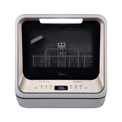 Midea 3 Place Benchtop Dishwasher | Champagne