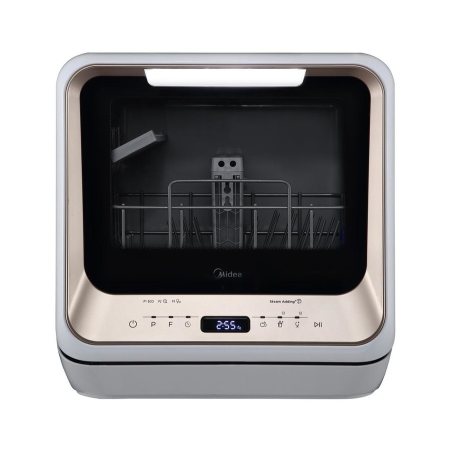 Midea 3 Place Benchtop Dishwasher | Champagne