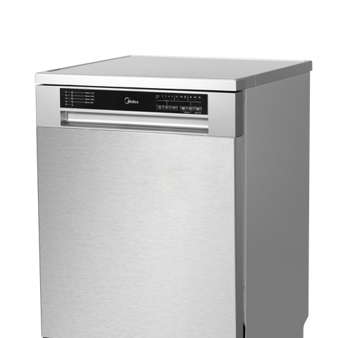 Midea 60cm Freestanding Dishwasher | 14 Place | Stainless Steel