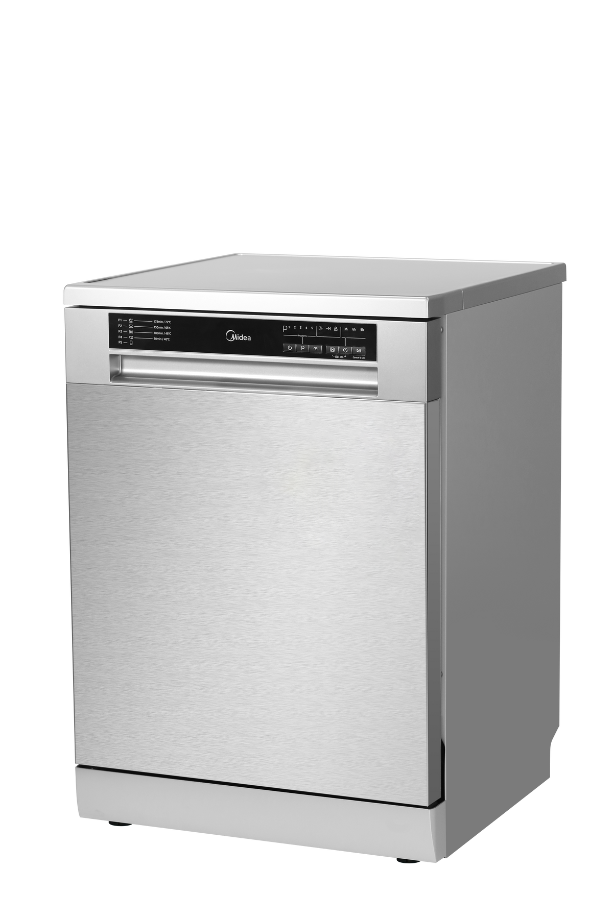 Midea 60cm Freestanding Dishwasher | 14 Place | Stainless Steel