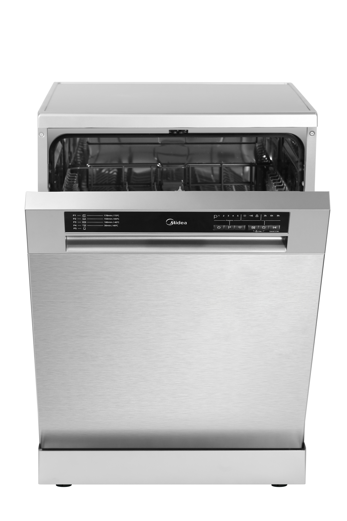 Midea 60cm Freestanding Dishwasher | 14 Place | Stainless Steel